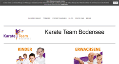 Desktop Screenshot of karate-team.de