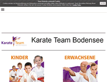 Tablet Screenshot of karate-team.de